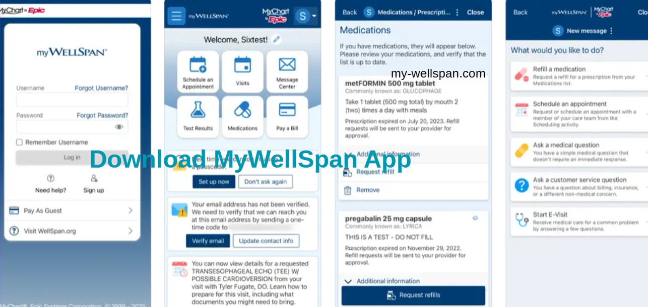 Download MyWellSpan App