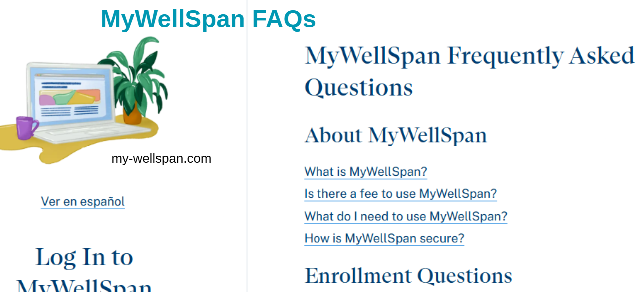 MyWellSpan FAQs